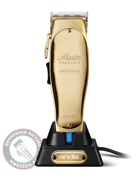 Аккумуляторно-сетевая машинка для стрижки Andis MLC Master Cordless Gold Limited Edition 12545