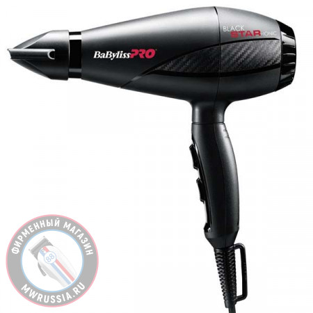 Профессиональный фен BaByliss Pro Black Star Ionic BAB6250IE 2200W