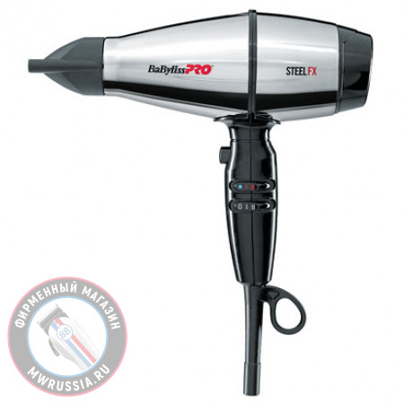 Профессиональный фен BaByliss Pro STEELFX Barbers Spirit 4Artist BAB8000IE 2000W