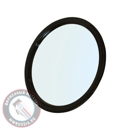 Зеркало заднего вида DEWAL  d 23 см черное с ручкой MR-9M45