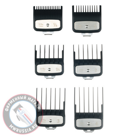 Набор насадок Dewal BARBER STYLE 6 штук N-085