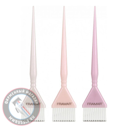 Кисти для окрашивания Framar Glazed Donut Triple Threat 3 шт 91075