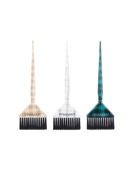 Кисти для окрашивания широкие Framar Plaid Hair Day Big Daddy 3 шт 91077