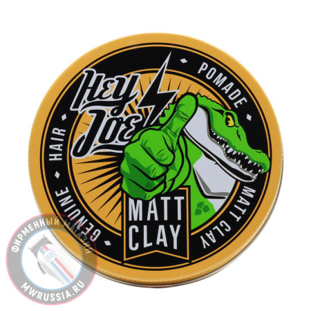 Помада для укладки Hey Joy Genuine Hair Pomade MATT CLAY матовая, средняя фиксация 100 мл 230141