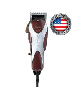 Профессиональная машинка Wahl Magic Clip сетевая бордовая 3026830