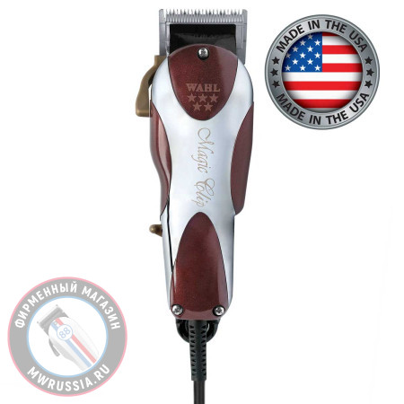 Профессиональная машинка Wahl Magic Clip сетевая бордовая 3026830