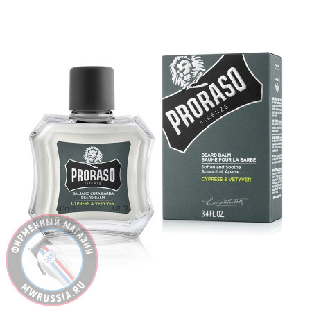Бальзам для бороды Proraso Cypress & Vetyver 100 мл 400372