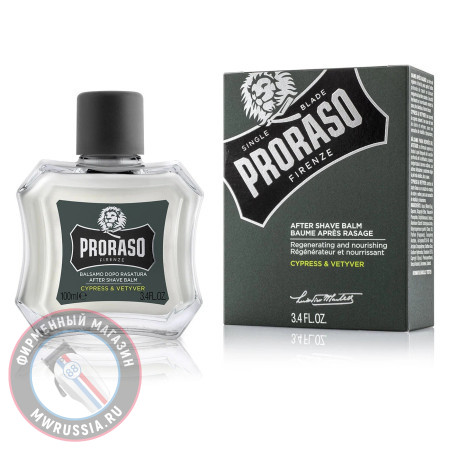 Бальзам после бритья Proraso Cypress & Vetyver 100 мл 400787