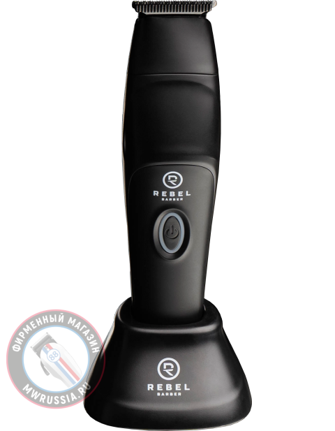 Профессиональный триммер для стрижки волос REBEL Barber Predator Black с комбинированным питанием RB960