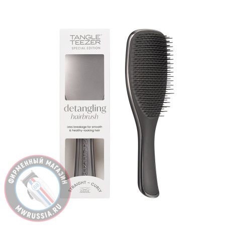 Расческа Tangle Teezer The Ultimate Detangler Chrome Midnight Silver Серебристый 2397