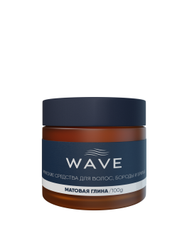 Глина для укладки волос Wave матовая 100 г W001